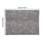 Skin-feeling document bag gray