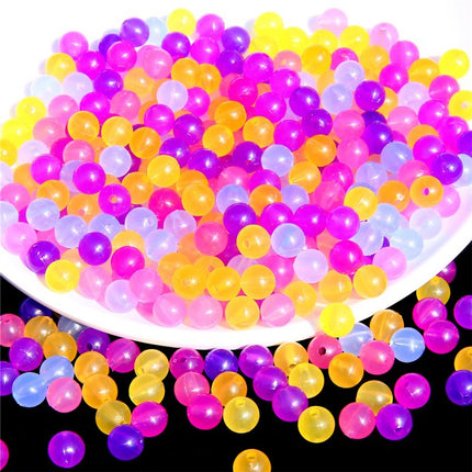 Acrylic UV Color-changing Beads Round Beads Handmade DIY Jewelry Accessories Homemade Bracelet Bracelet Beaded Material