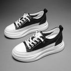 black and white/single shoes / 34