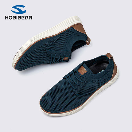 HOBIBEAR Cross-border Adult Oxford Shoes Men's Mesh Shoes British Style Running Shoes Women's Hiking Shoes Casual Shoes