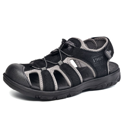Foreign Trade Beach Shoes Men's Baotou Sports Sandals Summer Breathable Hollow Outdoor Sports Leisure Wading Shoes