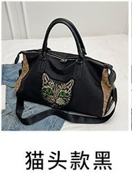 Internet Celebrity Travel Bag Women's Portable Korean Style Short-Distance Large-Capacity Luggage Bag Fitness Bag Trendy Lightweight Travel Bag Travel Bag