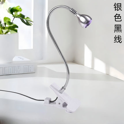 Gooseneck Manicure Lamp USB Clip 395 Phototherapy Lamp Nail Polish Uv Glue Curing Baking Lamp Purple Light Manicure Lamp