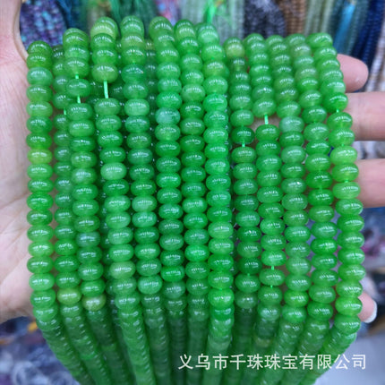 5X8Mm Natural Stone Agate Spacer Beads Abacus Beads Spacer Beads Loose Beads Handmade DIY Necklace Bracelet Jewelry Batch