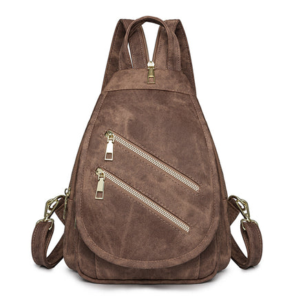 Women's Backpack PU Soft Leather Multi-purpose Backpack Crossbody Bag Large Capacity Shoulder Bag Daily Travel Backpack