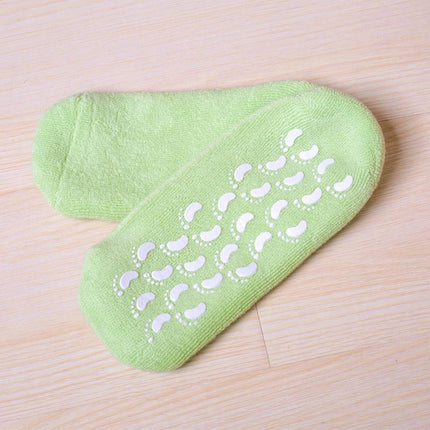 Cross-border spa gel socks socks foot film moisturizing anti-dry socks heel protective cover anti-crack socks factory