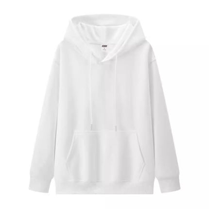 2025 Autumn/Winter M086 Trendy 350g Retro Cotton Loose Comfortable Warm Solid Color Pullover Hoodie