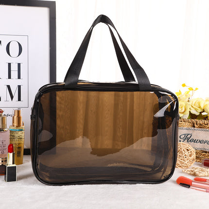 PVC Dry and Wet Separate Toiletry Bag Waterproof Cosmetic Bag Large Capacity Portable Storage Bag Bath Swimming Storage Bag