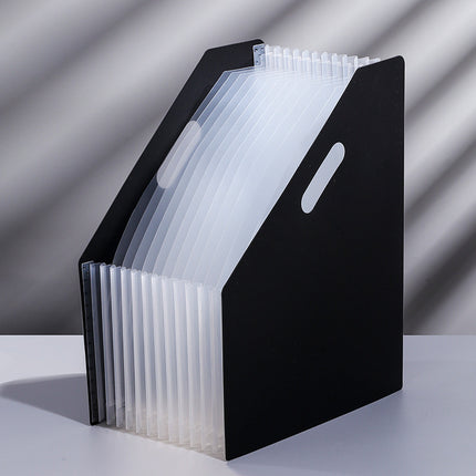 a4 Large Capacity Oblique Vertical Organ Bag Student Test Paper Storage and Arrangement Information Bag Telescopic Storage Folder
