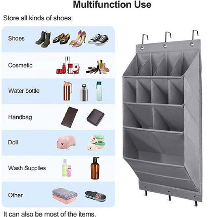 Cross-border door back storage bag storage hanging bag shoe bag bedroom multi-layer sundries finishing non-woven fabric storage bag wall-mounted