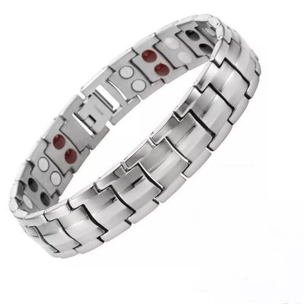 European and American Cross-Border Bracelet Creative Men's Bracelet 15mm Detachable Double Row Magnet Bracelet