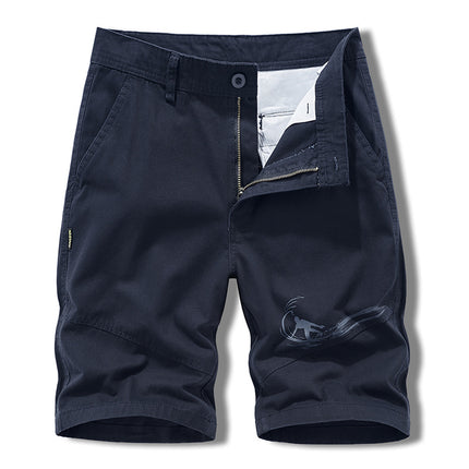 Tooling Shorts Men's Summer Japanese Tooling All-match Solid Color Five-point Pants Men's Beach Casual Pants Men's Pants Summer