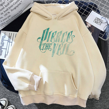 Wearing a Veil Hoodies Elegant Modern Style Sports Casual Japan Casual Wear Girl Tracksuit Pullover Tops Comics