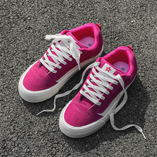 2025 Spring New Korean Style Student High-Top Canvas Shoes for Men and Women, Sports and Casual Shoes for Couples, Street Style Sneakers, Trendy