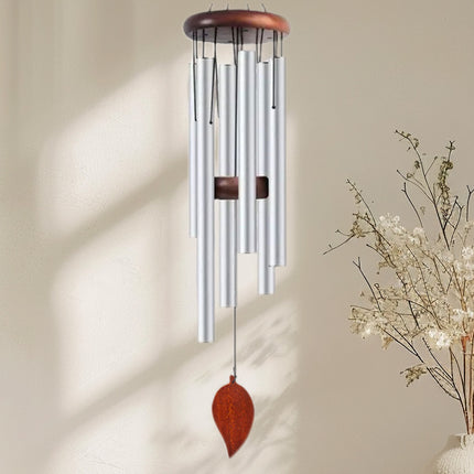 Cross-border explosions six-tube retro classic metal wind chime high sense aluminum tube metal hanging decoration home decoration wind chime