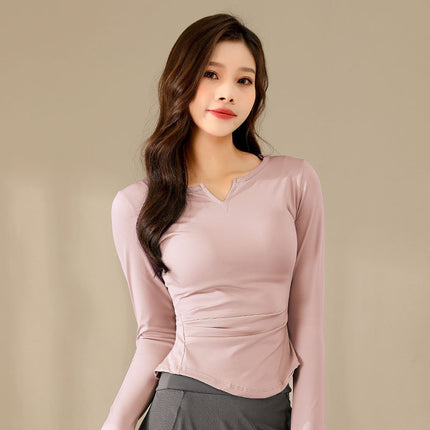 Yoga Fashion Casual Suit Quick-Drying Breathable Running Sports Fitness Clothing Playing Tennis Badminton High-Waist Mesh Skirt