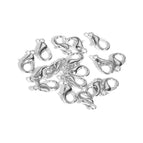 White K lobster clasp (about 10)