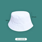 Adult white fisherman hat 1 top-cap circumference 58cm