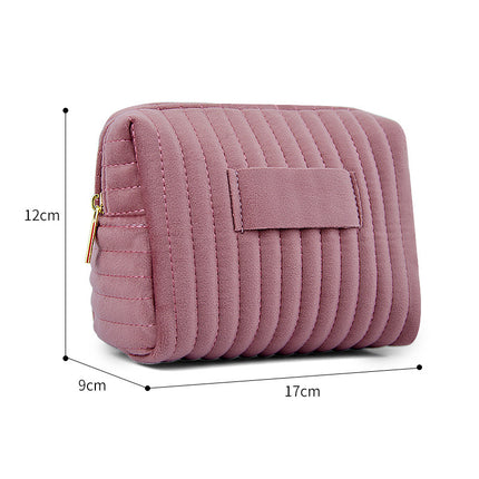 Amazon's Popular Cosmetic Bag, Velvet Velvet Large-Capacity Cosmetic Storage Bag, Travel Portable Bag, Can Be Customized
