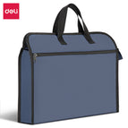 Deli 63753 portable zipper bag (blue) (PCs)