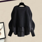Black sweater [single piece] / M [recommended 40-50kg ]