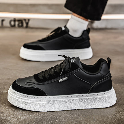 Men's Shoes Spring Waterproof White Shoes Non-slip Kitchen Work Shoes Men's Sports Board Shoes Restaurant Hotel Shoes