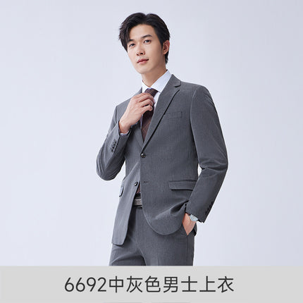 Autumn and Winter New Elastic Suit Suits for Men and Women, Business Formal Wear, Professional Wear, Work Clothes, Work Clothes Wholesale