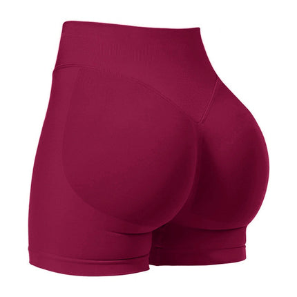 In Stock & Cross-Border Dfyne Popular Moisture-Wicking Quick-Drying Yoga Pants for Women, Tight-Fitting Peach Butt Sports Fitness Shorts