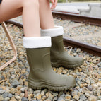 [plus detachable velvet cover] dark green - choose 1 size larger / 36