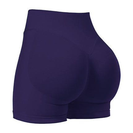 In Stock & Cross-Border Dfyne Popular Moisture-Wicking Quick-Drying Yoga Pants for Women, Tight-Fitting Peach Butt Sports Fitness Shorts