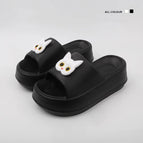 9012-1 White Cat with Black Thick Bottom / 36-37