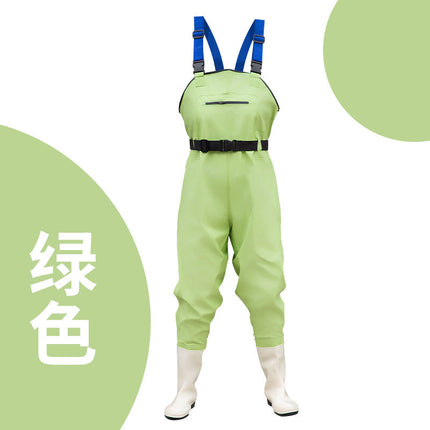 Women's Water Pants Children's Water-driven One-piece Wading Pants Rain Pants Rain Boots One-piece Water-playing Rain Clothes Water Pants