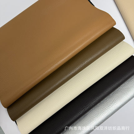 New Large Pebbled Pu Leather Cross-Border European and American Style Autumn and Winter Clothing Bags Digital Packaging Decorative Pebbled Pu Leather
