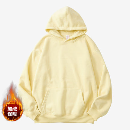 2025 New Autumn and Winter Oversize Hooded Sweatshirt Custom-Made with Fleece and Thickened, Loose and Lazy Style Autumn Hoodie Jacket