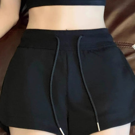 Shorts Women's Casual Autumn New High Waist Loose Bottoming Shorts Sexy Spice Girls Outer Wear Hip Hot Pants Grey Trendy