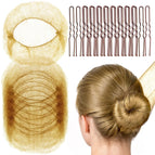 Light brown color 20 pcs + 40 pcs u-shaped clips 50g