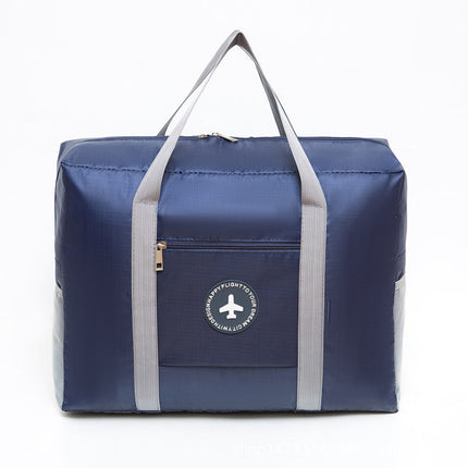 Thickened Round-Label Luggage Bag That Can Be Used as a Trolley Case, Foldable Travel Bag, Airplane Bag, Moving Packing Bag, and Clothing Storage Bag
