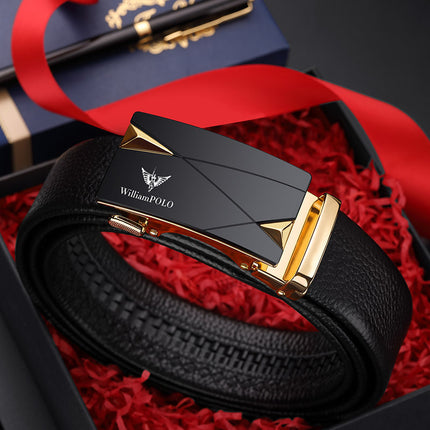 Emperor Paul Belt Men's Genuine Leather High-End Belt Men's Classy Business Casual Belt Men's Wholesale