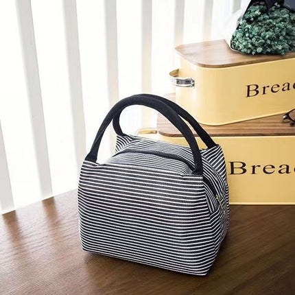 Oxford cloth printed lunch box bag new fashion casual ladies portable lunch bag hand mummy bag cartoon cute