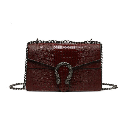 Cross-border Chain Dionyor Bag Internet Popular PU Shoulder Crossbody Women's Bag Bags Fashionable Trendy Simple Western Style Small Square Bag