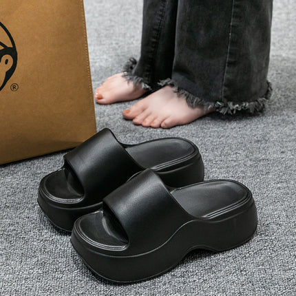 Eva Thick-Soled Slippers for Women to Feel Like Stepping on Shit, Indoor and Home Summer Deodorant Soft-Soled Outer Wear Heightening Beach and Seaside Slippers