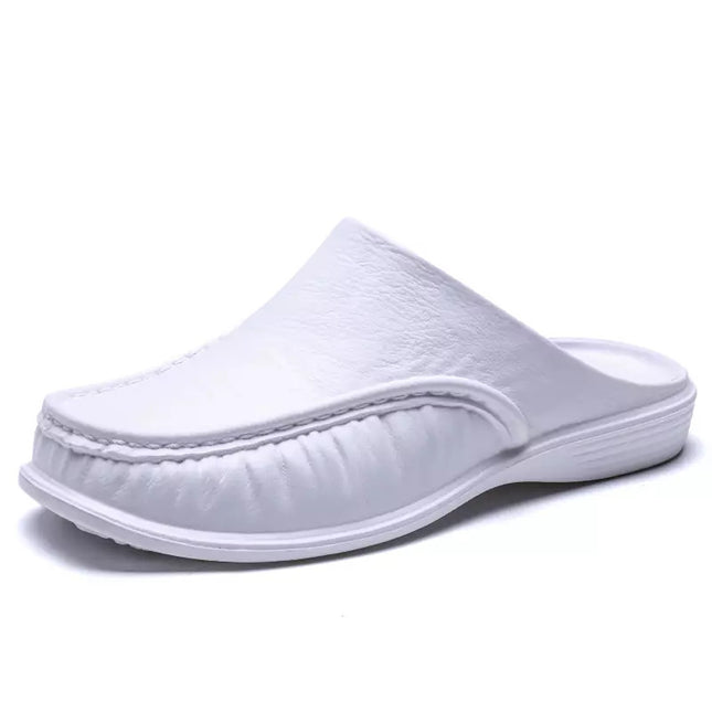 Cross-Border New Large Size Sandals for Summer Indoor and Outdoor Wear Home Men's Fashion Soft-Soled Half-Slippers Factory Direct Sales
