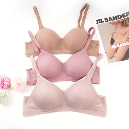 Shantou Factory in stock Women's Bra Lightweight Breathable Comfortable Traceless Underwear Push-up Bra