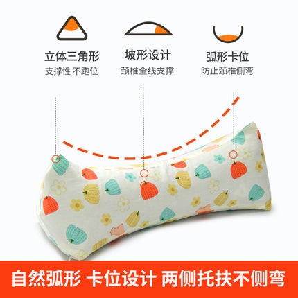 Cervical Spine Pillow Buckwheat Skin Pillow Sleeping Triangle Massage Pillow to Aid Sleep Hard Single Physiotherapy Neck Protection Buckwheat Triangle Pillow