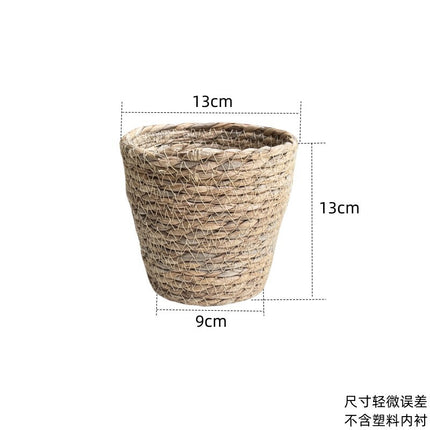 Carefully Selected Chestnut Bear Hug Basket, Straw Woven Flower Basket, Flower Shop Hug Basket, Holiday Gift, Foreign Trade Rose Flower Arrangement Basket