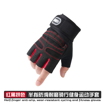 Customized Half-Finger Sports Gloves for Men, Outdoor Cycling Training Protective Wear-Resistant Fitness Touch Screen Tactical Gloves Wholesale