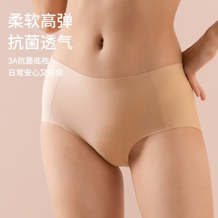 3D Butt Lifting Women's Seamless Underwear Light Shaping Tummy Control 7A Antibacterial Modal Breathable Bottom Girls' Large Size Wholesale