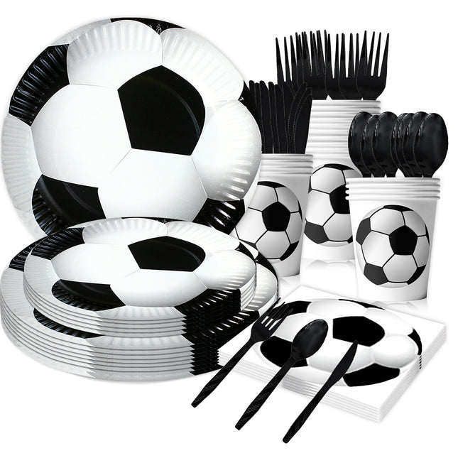 Cross-border White Baseball Sports Theme Birthday Party Supplies Decorative Paper Plate Paper Towel Tablecloth Disposable Tableware suit