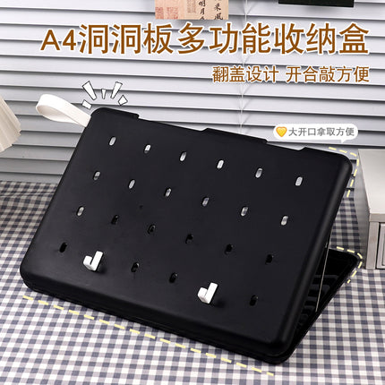 A4 folder student writing pad paper data storage box multi-functional office file storage box