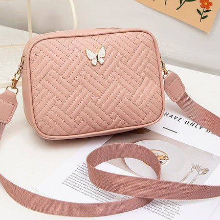 National Style Embroidered New Casual Fashion Quilted Embroidered Commuter Crossbody Bag Compact Ladies Bags Shoulder Bag
